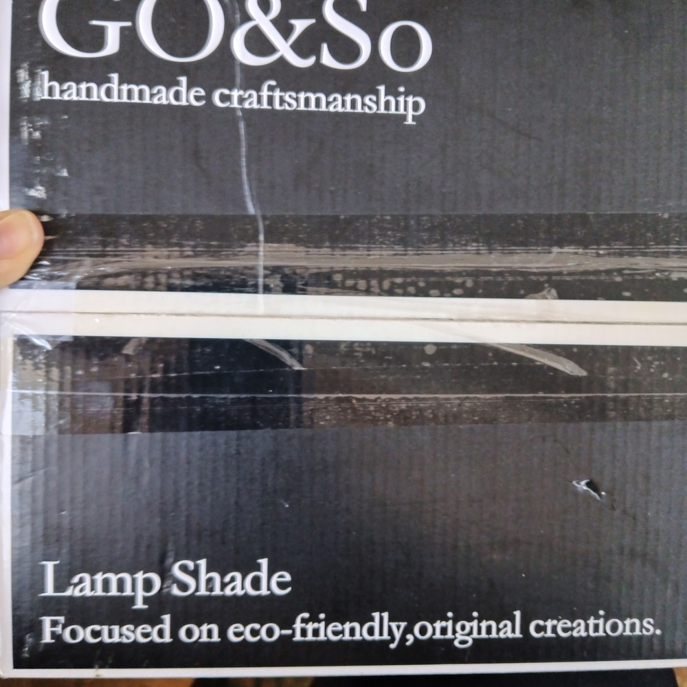 Set of Two Cream Go&Co Handmade Craftmanship Lamp Shades